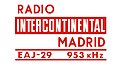 Logotipo de Radio Intercontinental utilizado en los años 60 y 70 con indicativo y frecuencia