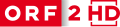 Logo von ORF 2 HD seit 9. Jänner 2012