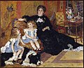 ルノワール『シャルパンティエ夫人とその子どもたち（フランス語版）』1878年。油彩、キャンバス、153.7 × 190.2 cm。メトロポリタン美術館[300]。