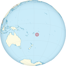 Description de l'image Tonga on the globe (Polynesia centered).svg.