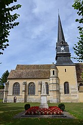 The church in Rouvres