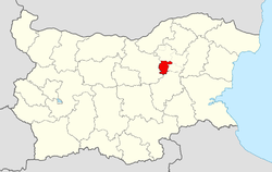 Antonovo Municipality within Bulgaria and Targovishte Province.