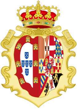 Carlota Joaquina av Spanias våpenskjold