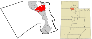 Location within Davis County and the State of Utah