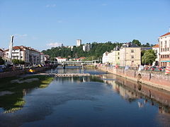 La Moselle à Épinal.