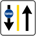 Bus lane on urban road (example)