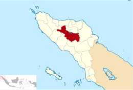 Reggenza di Aceh Tengah – Mappa