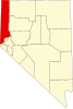 Localização do Condado de Washoe