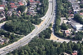 Bundesautobahn 293 ter hoogte van aansluiting Oldenburg-Nadorst