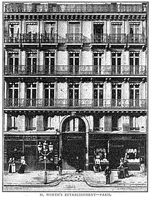 House of Worth at 7 rue de la Paix, Paris in 1894