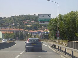 De A47 bij Givors