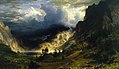 Albert Bierstadt: Tempestade nas Montanhas Rochosas