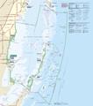 Image 44Map of Biscayne National Park, Florida, using a variety of point symbols, along with line and area symbols. Note the use of coordinated fill and stroke symbols for the national park area to solve the challenge of a water boundary. (from Cartographic design)