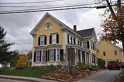 The Robert P. Carr House, which is on the U.S. National Register of Historic Places