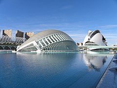 L’Hemisfèric (IMAX Dome cinema) and Palau de les Arts Reina Sofia