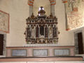 Altar aus Sandstein von 1643