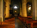 Vista interna della chiesa di San Germano dalla parte sinistra