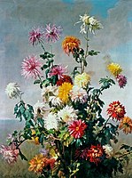 Study of Flowers, oil on canvas, Laing Art Gallery