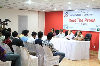 10th Anniversary Press Conference, Jimmy in Bangladesh.