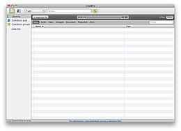 LimeWire 4.9.21 in azione