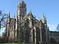 East end of the abbey church of Saint-Ouen, showing the chevet, Rouen, Seine-Maritime.