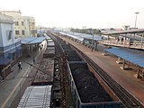 Asansol railway station, over-bridge view