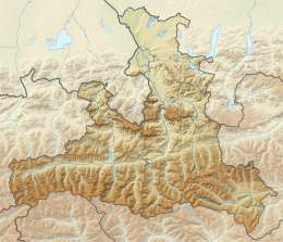 Reliefkarte: Land Salzburg