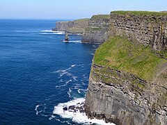 Acantilados de Moher en la costa Atlántica.