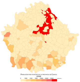 Población por municipio en 2018