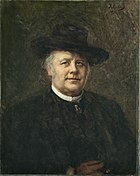 Oljeportrett av Johannes Brun, malt av Hans Heyerdahl i 1880-årene. Foto: Oslo Museum OB.00530.