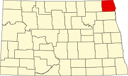 Contea di Pembina – Mappa