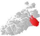 Vị trí Sunndal tại Møre og Romsdal