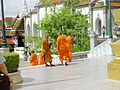 Biksu Buddha di Istana Raja