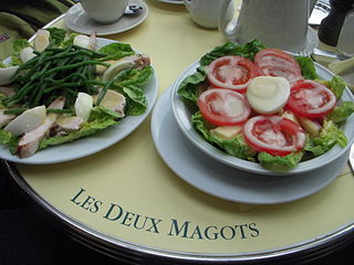 Exemple de plat pour le déjeuner, en avril 2010.