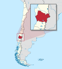 Map of Araucanía Region