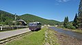 Mocănița tourist train in Argel