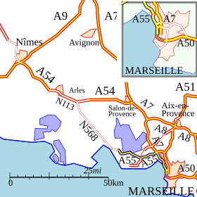 Carte de la route.