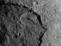 Landslide in Malun crater