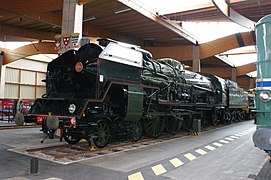 la 241 P 16 préservée à la Cité du train de Mulhouse.
