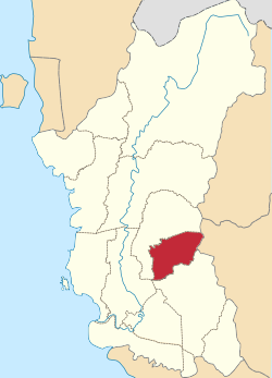 Location of Kampar District in Perak