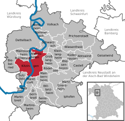 Kitzingen – Mappa