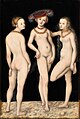 Lucas Cranach l'Ancien : Les Trois Grâces