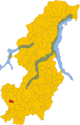 Oltrona di San Mamette – Mappa