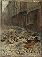 ジャン＝ルイ＝エルネスト・メソニエ『内戦の記憶』29 × 22 cm。ルーヴル美術館[170]。