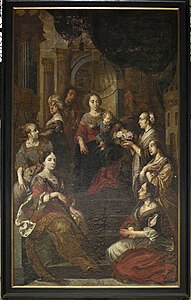 Madonna midden de maagden (1665)