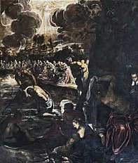 Battesimo di Cristo di Tintoretto (1578-1581), Scuola Grande di San Rocco, Venezia