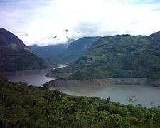 Artificial lake near Macanal