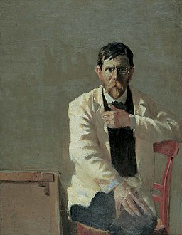 Johan Rohde: Selvportræt, ca. 1890. Den Hirschsprungske Samling