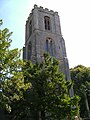 Western tower of the church.