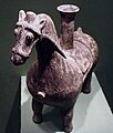 Image 33Terracotta urn in the shape of a horse (Iran, 1000 BCE) at the Lyndon B. Johnson Presidential Library (from Domestication of the horse)